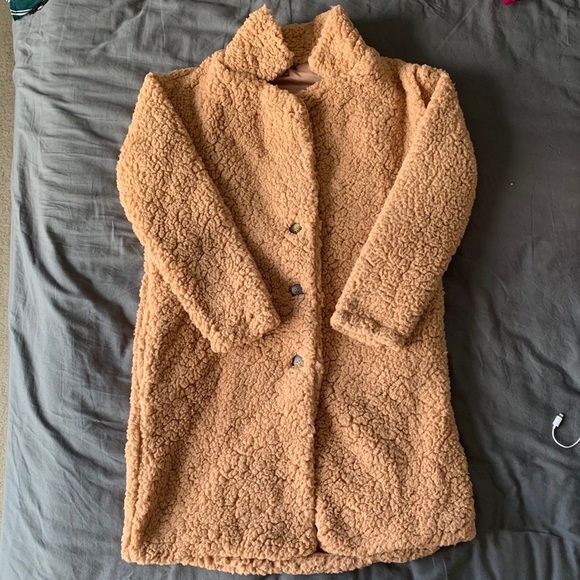 SOLD. TEDDY BEAR TRENCH COAT - Picture 3 of 3